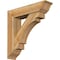 Ekena Millwork Merced Traditional Rough Sawn Bracket w/ Offset Brace, Western Red Cedar, 8"W x 34"D x 34"H BKT0806X34X34MRC01RWR - alternate 1